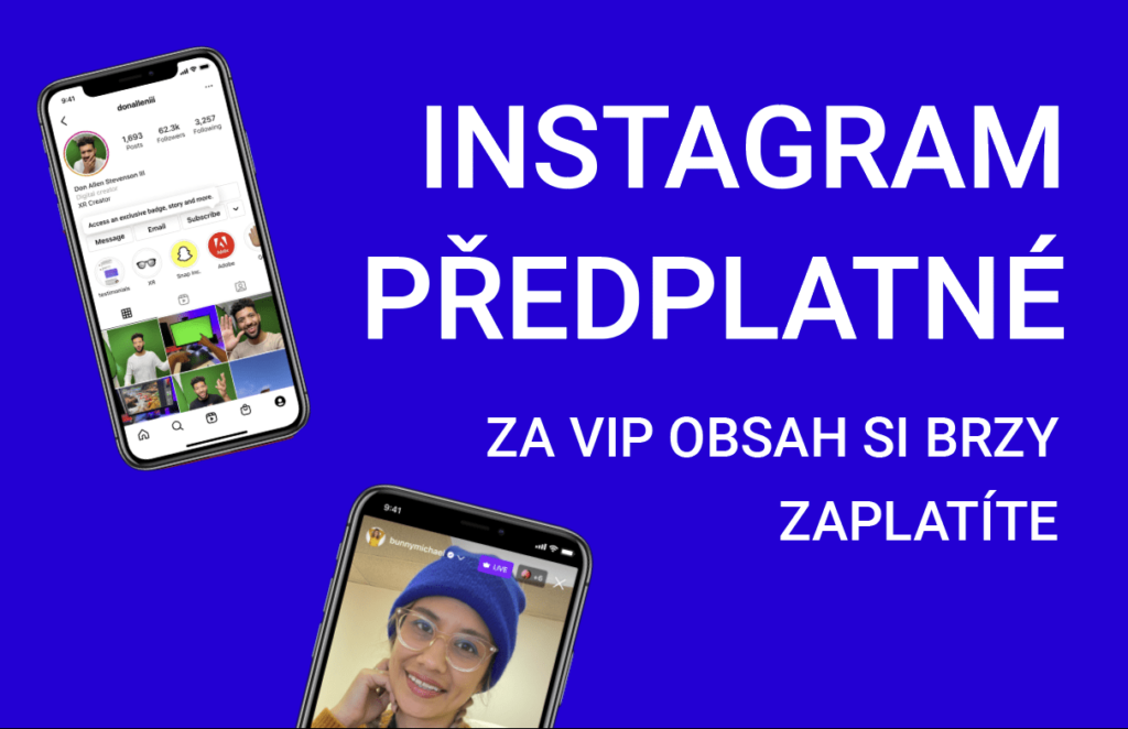 Blog predplatne instagram