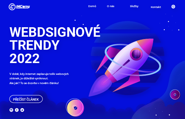 Blog webdesignove trendy 2022
